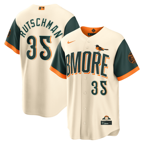 Men's Nike Adley Rutschman Cream Baltimore Orioles 2026 City Connect Stadium Jersey