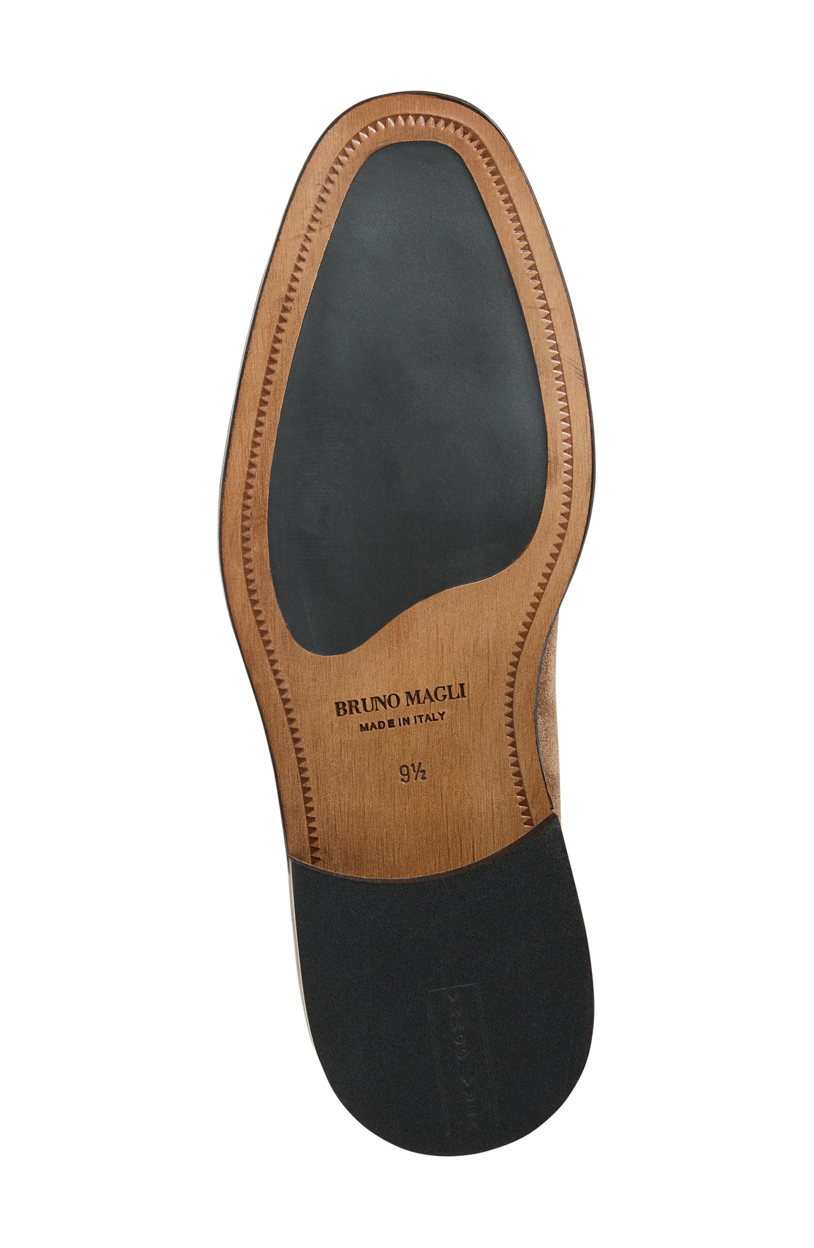 Bruno Magli Venezia Penny Loafer, Alternate, color, Taupe Suede