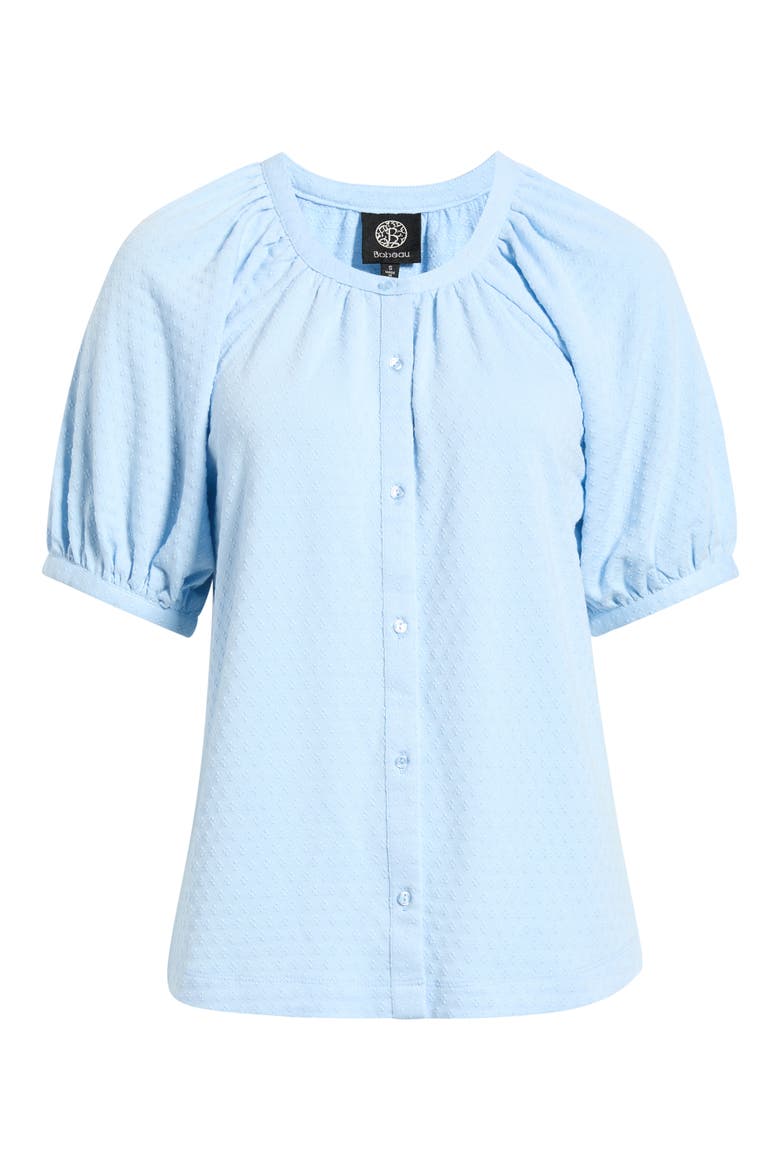 Puff Sleeve Top, Main, color, LIGHT BLUE