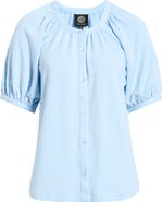 Bobeau Puff Sleeve Top