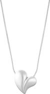 Adornia Water Resistant Heart Pendant Necklace