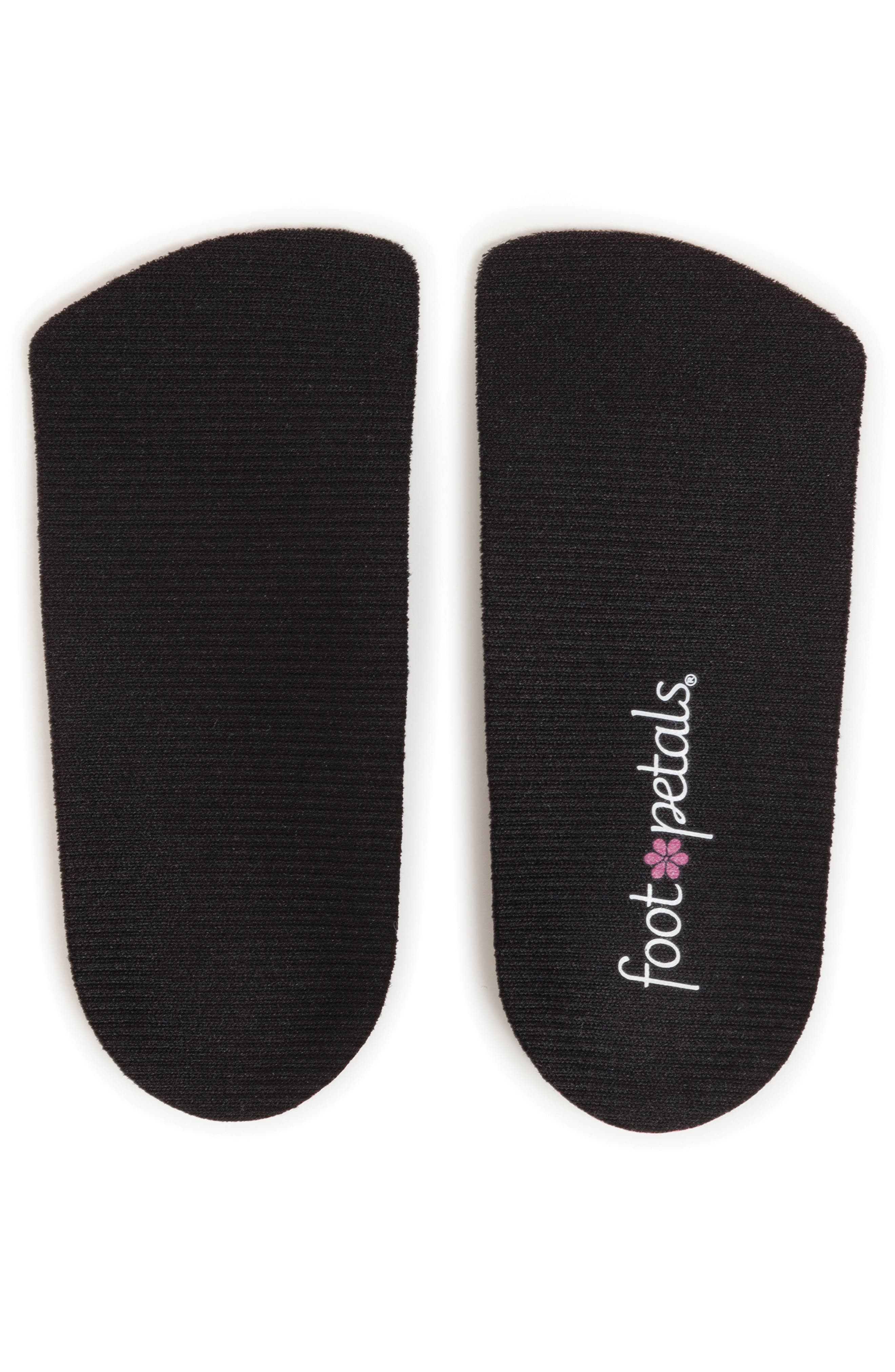 Plantar Fasciitis 3/4 Insoles, Alternate, color, BLACK