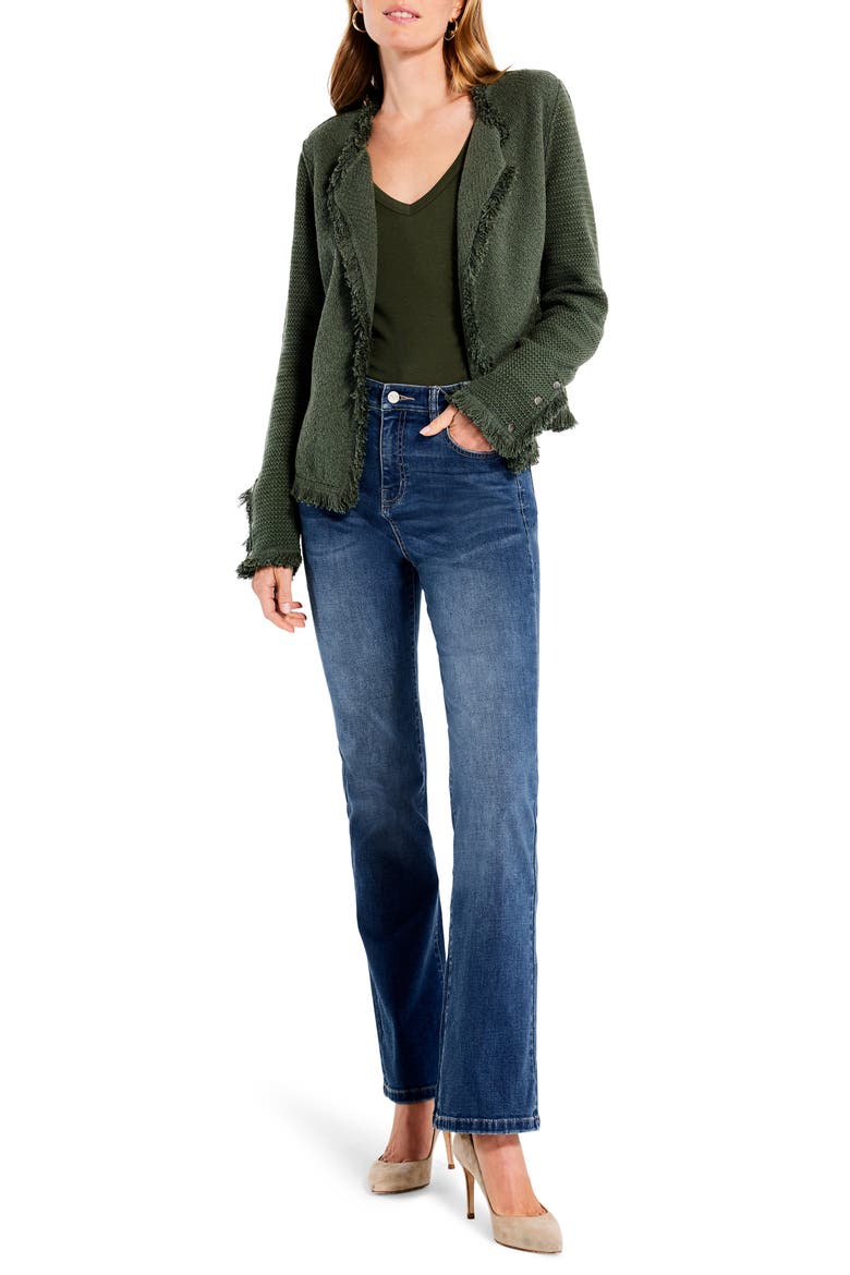 Fringe Mix Knit Jacket, Alternate, color, BRIAR
