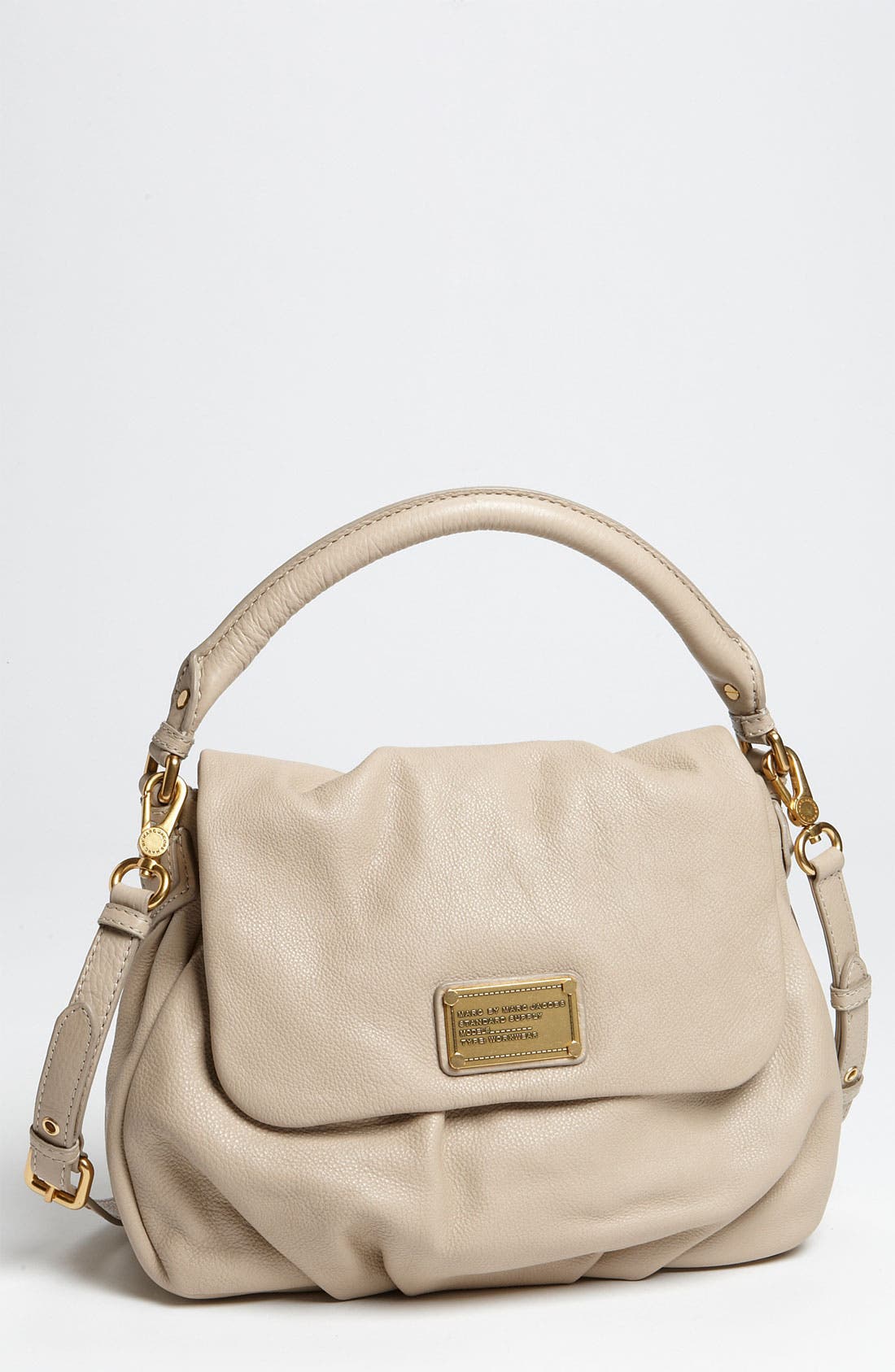 MARC BY MARC JACOBS 'Classic Q - Little Ukita' Shoulder Bag, Main, color, CREME