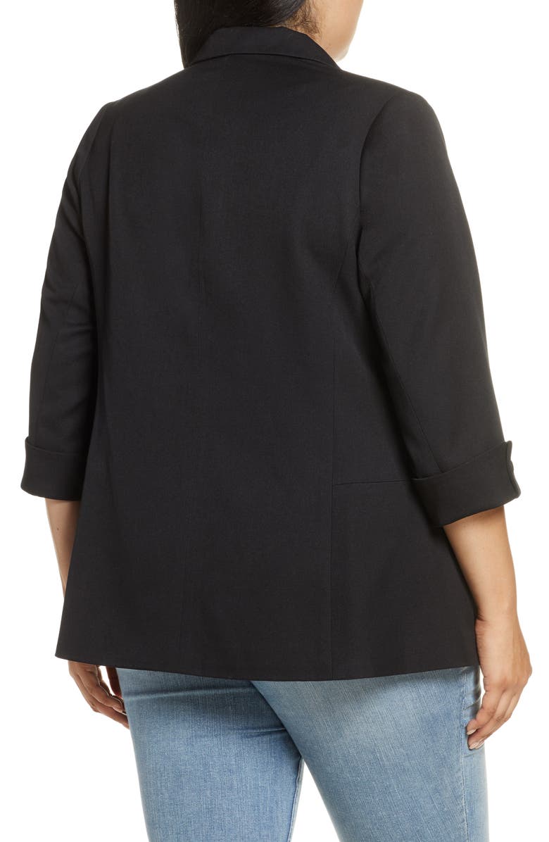 DR2 by Daniel Rainn Daniel Rainn Gabardine Blazer, Alternate, color, Black