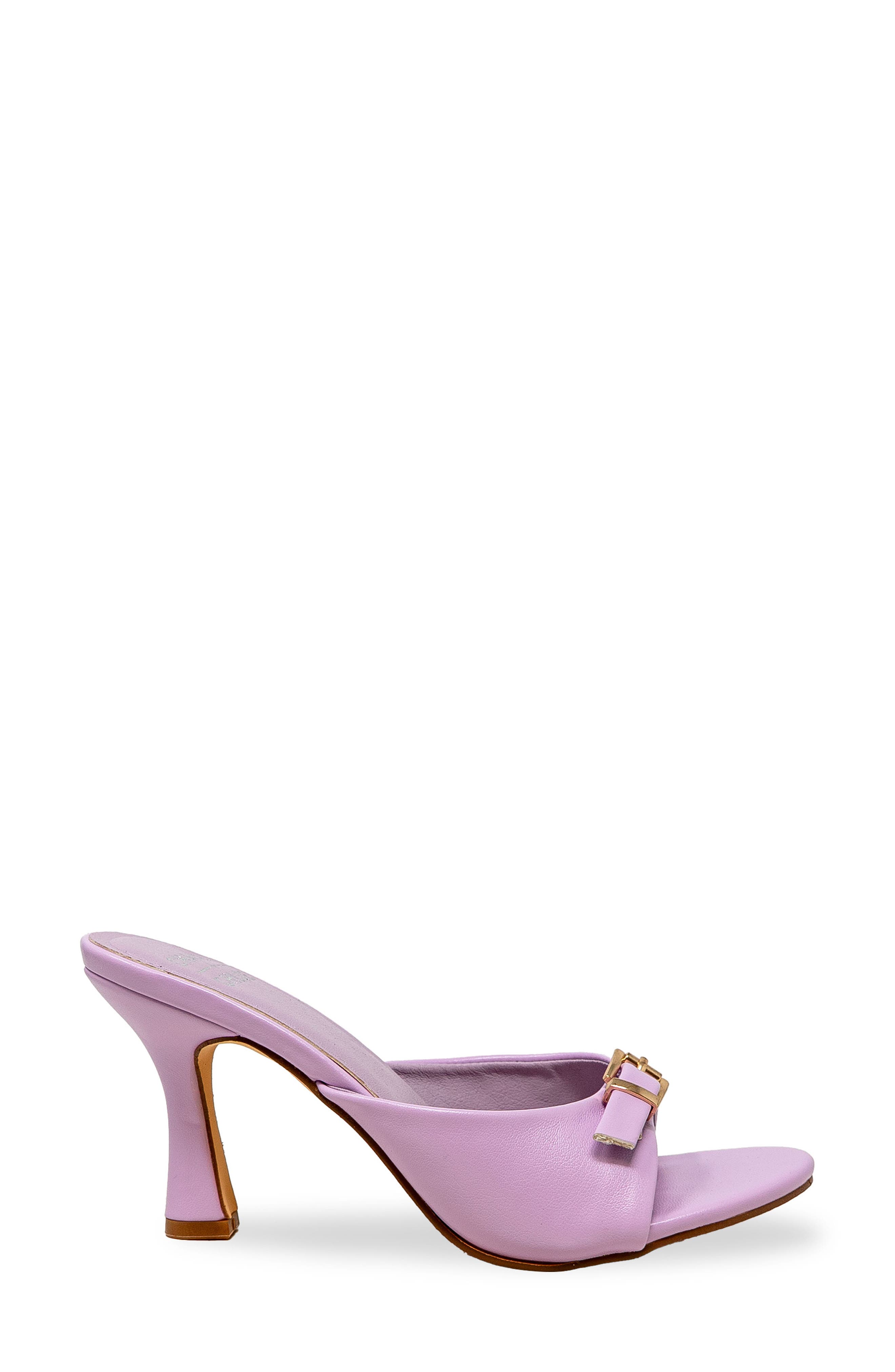 CHASE AND CHLOE Iridessa Buckle Slide Sandal, Alternate, color, Light Purple