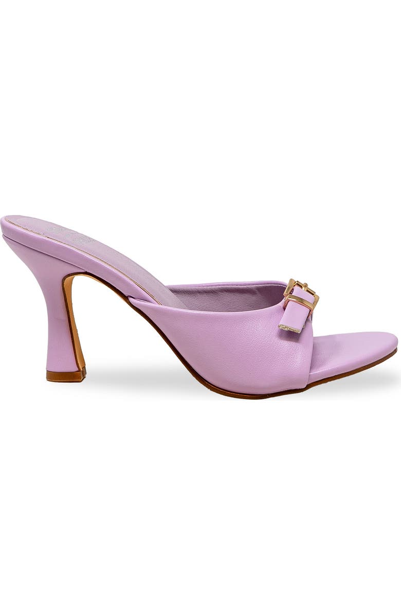 CHASE AND CHLOE Iridessa Buckle Slide Sandal, Alternate, color, Light Purple