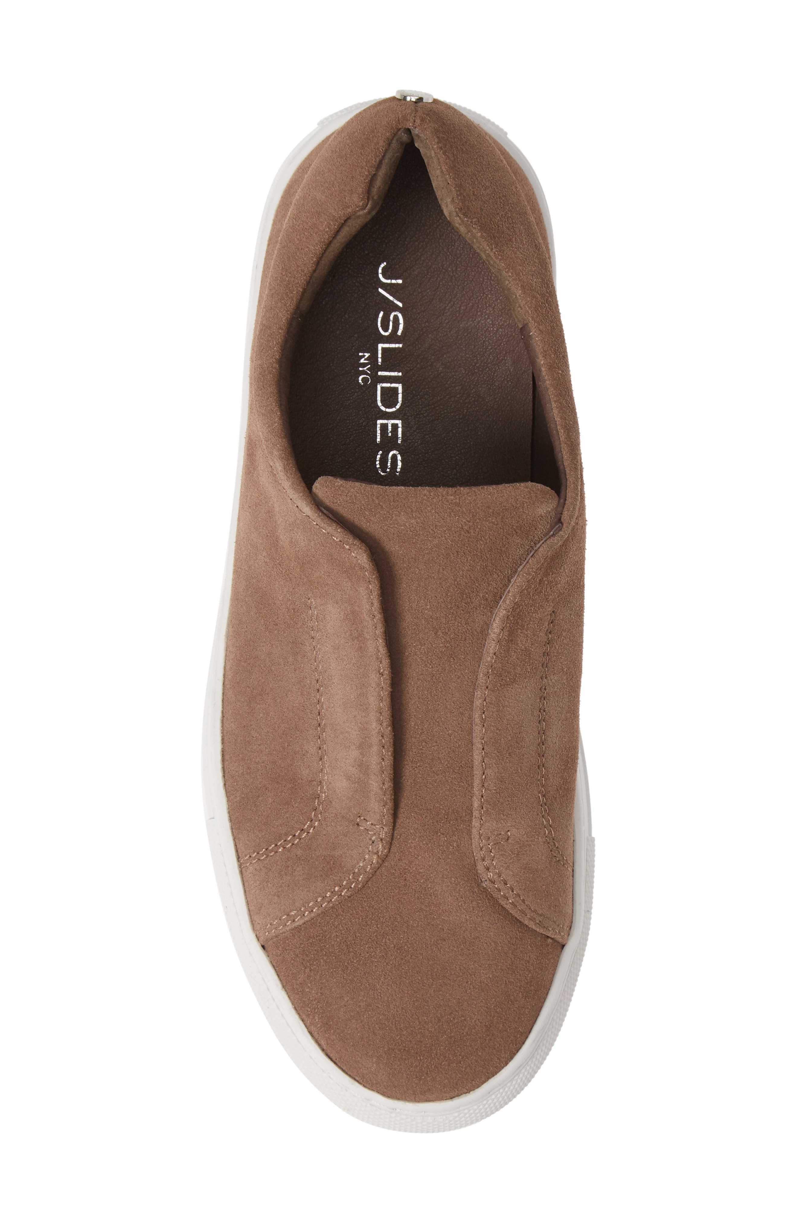 JSlides Luv Slip-On Sneaker, Alternate, color, Taupe Suede