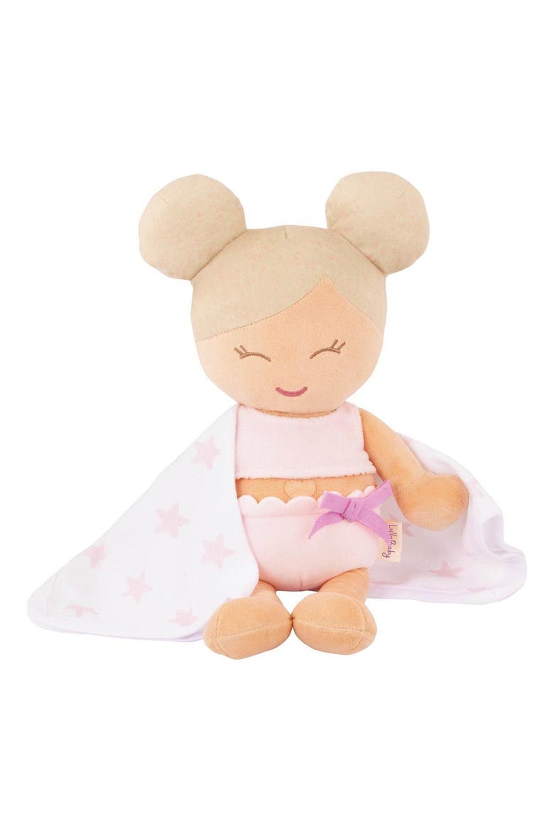 14" Plush Water Play Baby Doll & Bathtub Set - Caucasian, Alternate, color, Multicolored