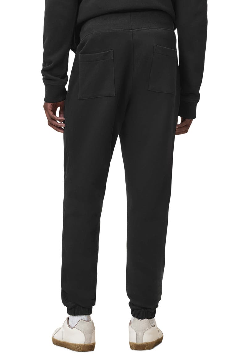 Raven Cotton Sweatpants, Alternate, color, BLACK