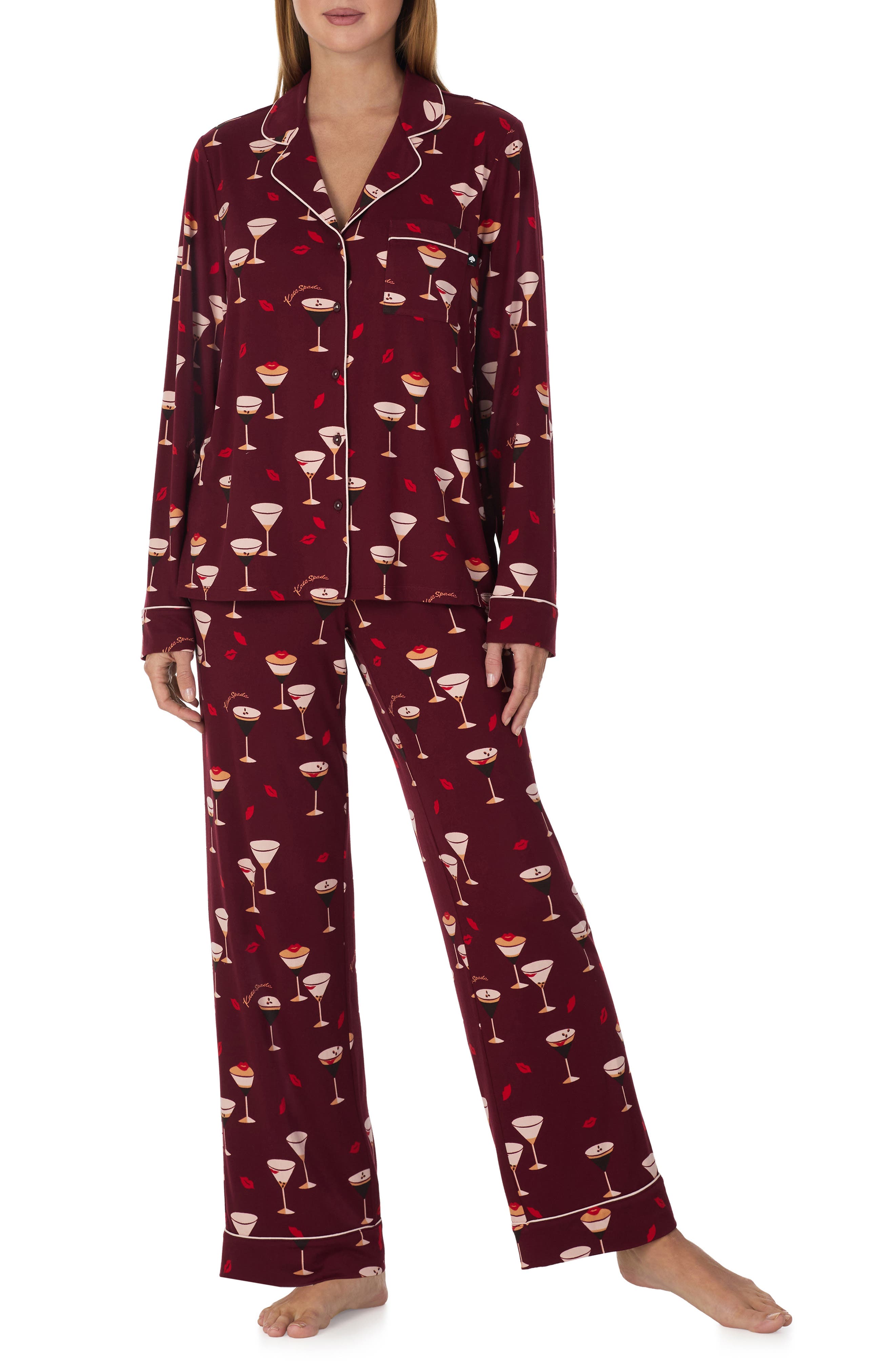 BURGUNDY PRINT