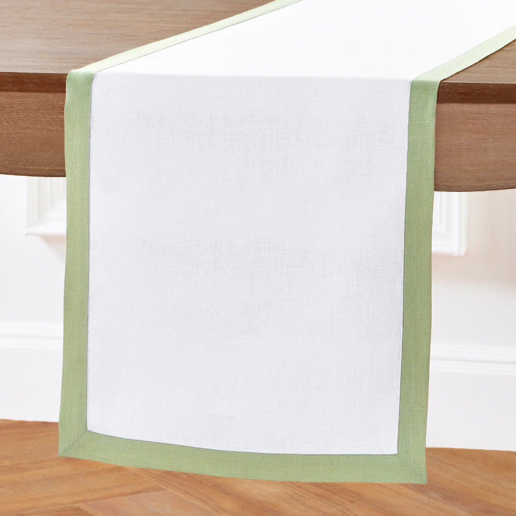 Sage Green and White
