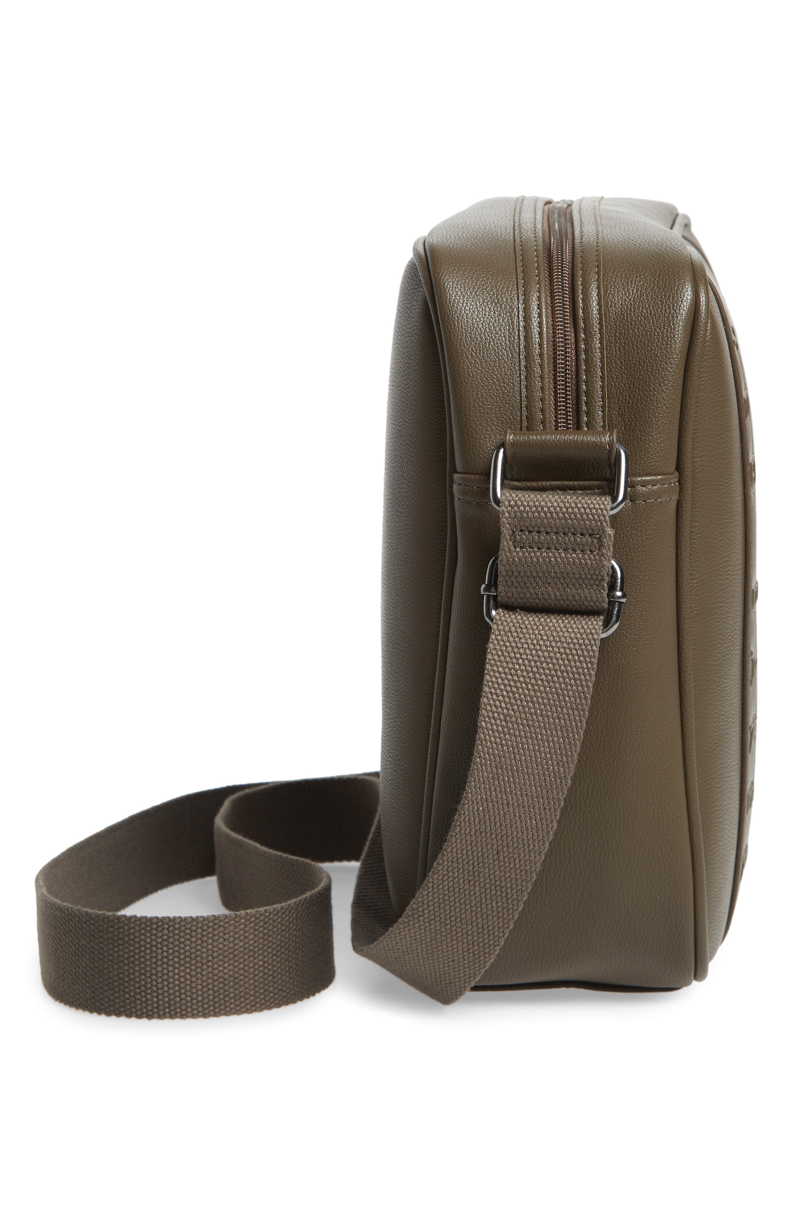 Tabla Dispatch Faux Leather Messenger Bag, Alternate, color, OLIVE