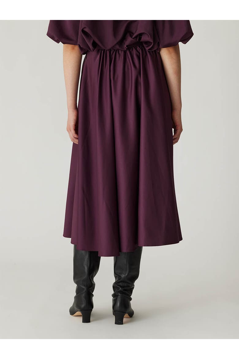 Techy Sateen Skirt, Alternate, color, PLUM