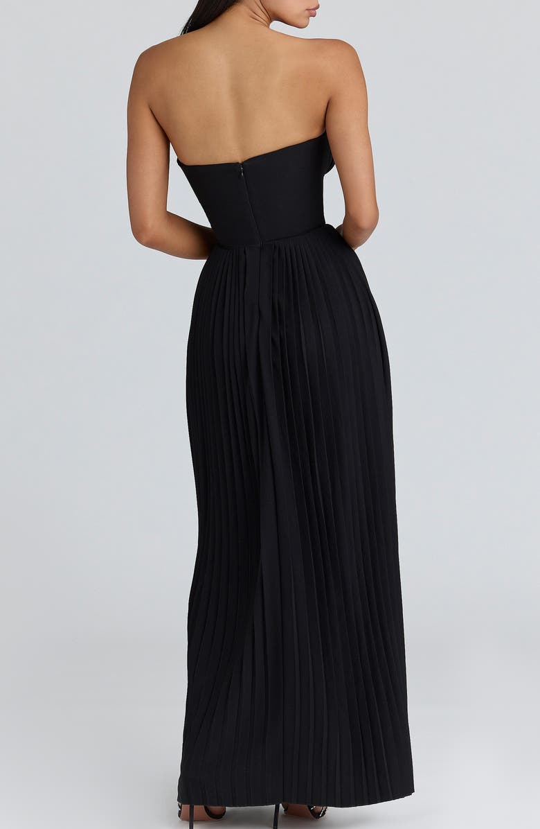 HOUSE OF CB Marcella Pleated Georgette Dress, Alternate, color, 