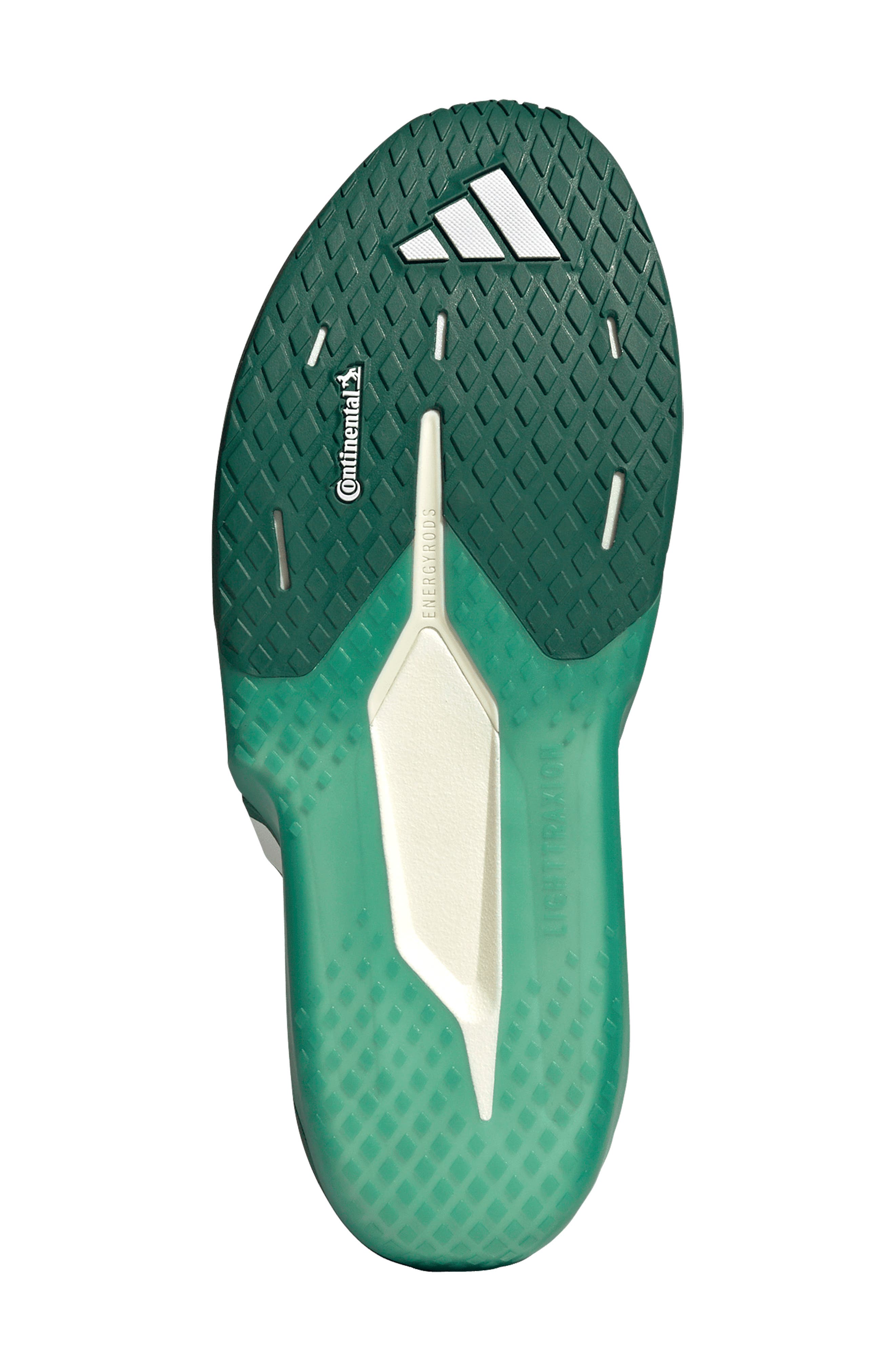 Adizero Dropset Pro Training Shoe, Alternate, color, ALUMINA/ GREEN/ WHITE