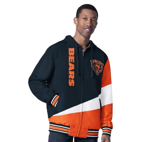 Men's G-III Sports by Carl Banks Navy/Charcoal Chicago Bears Dual Threat Reversable Full-Zip Hooded Jacket