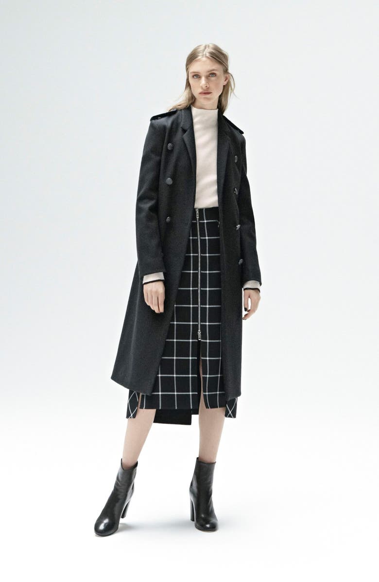 rag & bone 'Sabina' Plaid Midi Skirt, Alternate, color, 