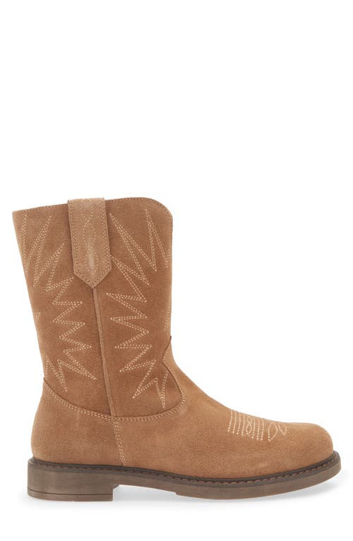 Golden Goose Kids' Wish Star Biker Boot In Brown