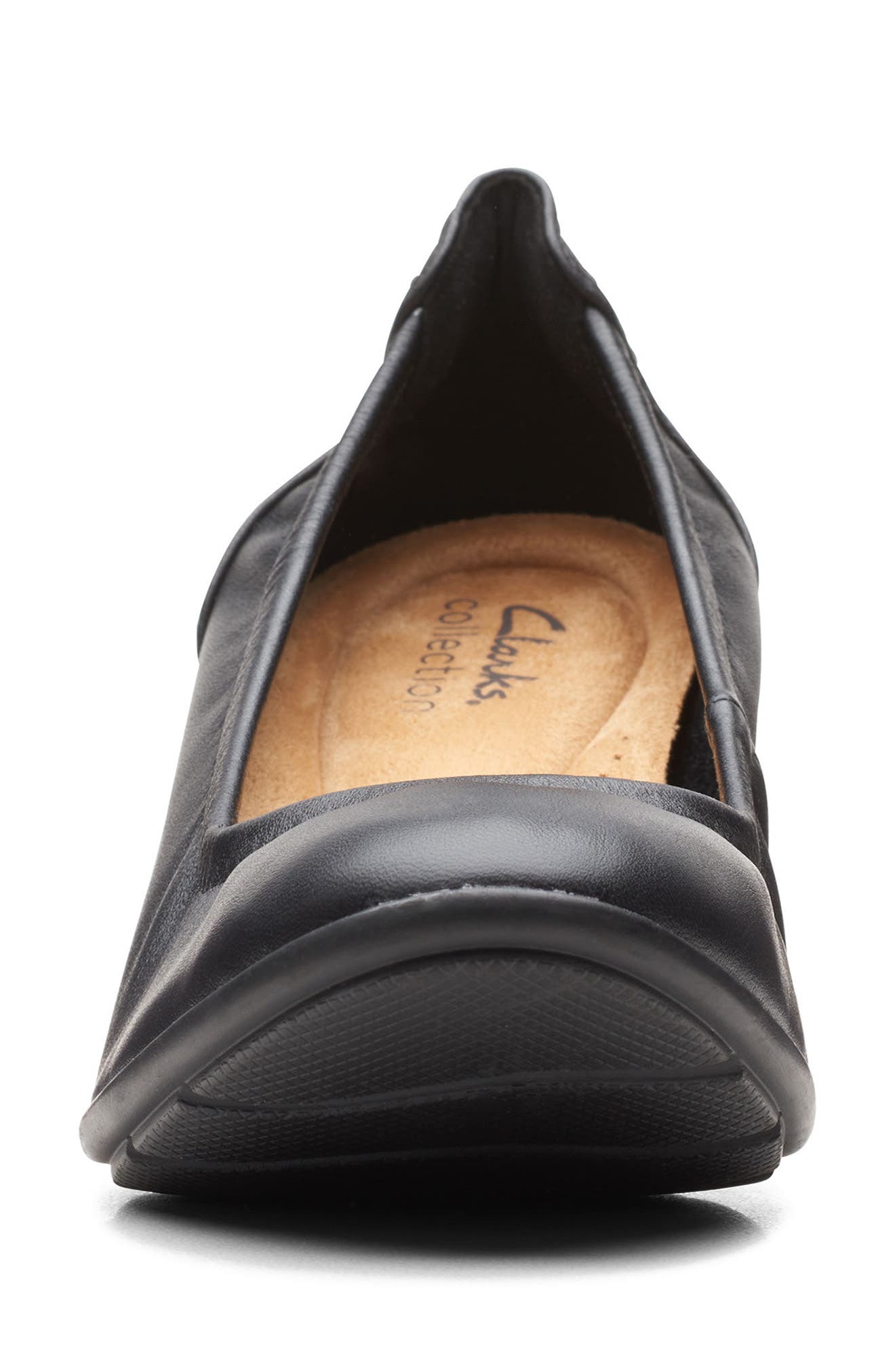 Clarks<sup>®</sup> Neiley Block Heel Pump, Alternate, color, Black Leather