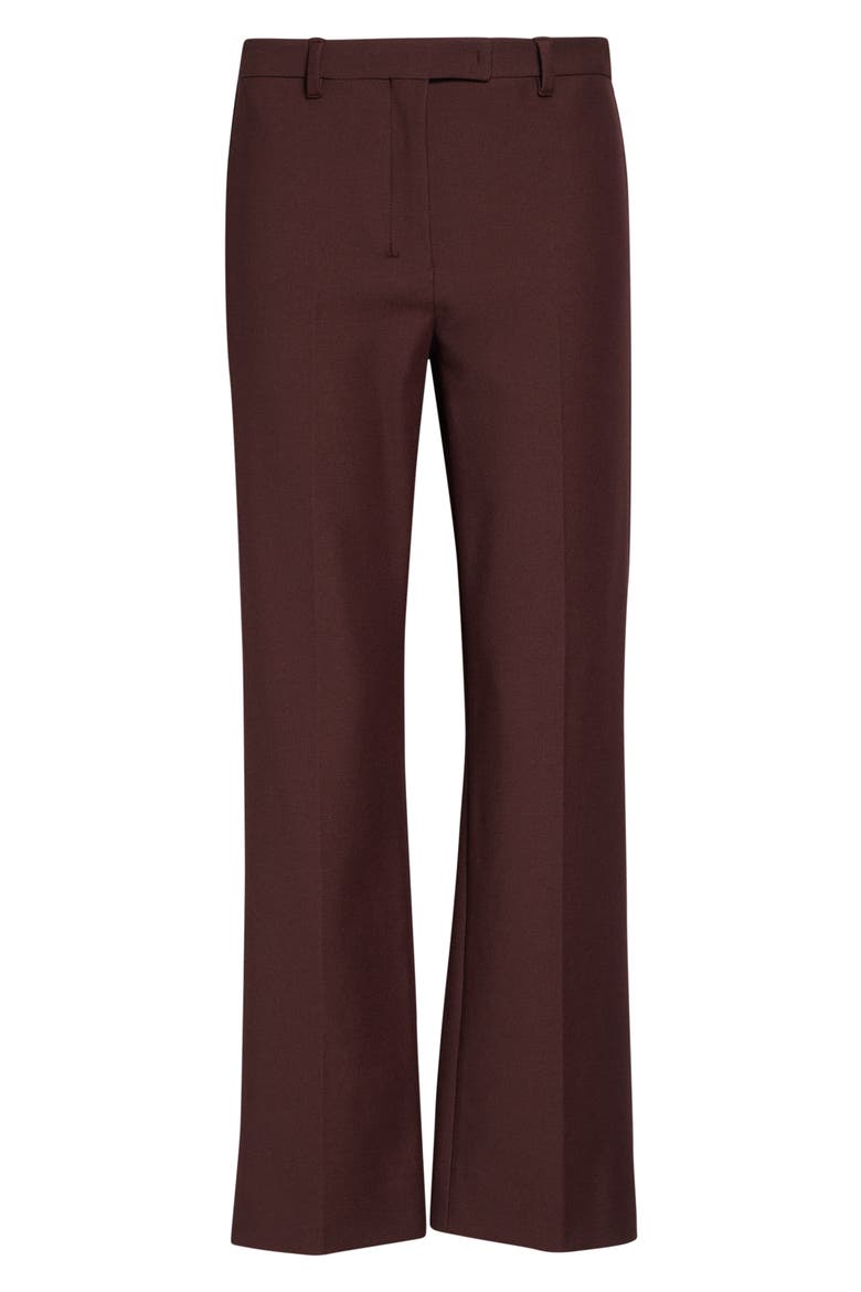 Umanita Stretch Twill Ankle Pants, Alternate, color, BORDEAUX