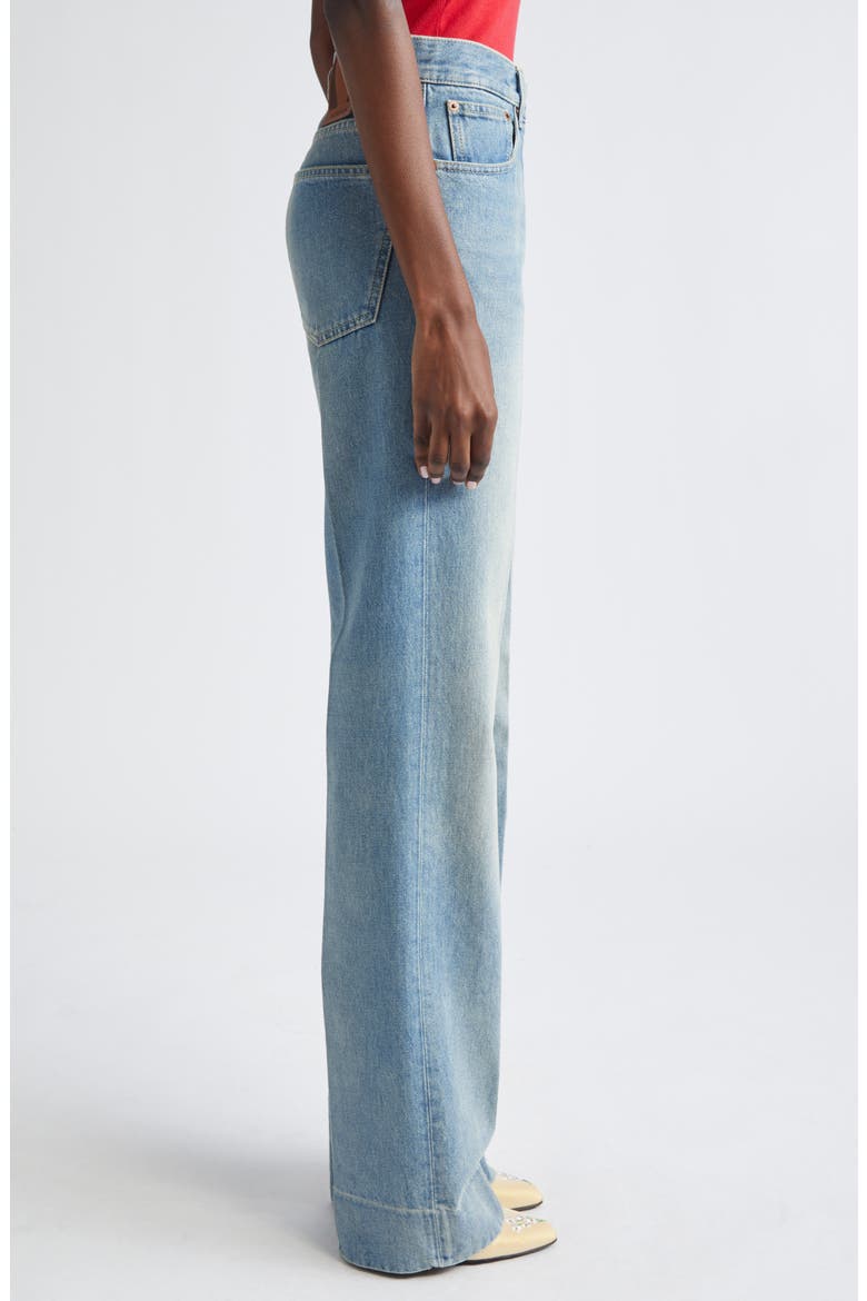 Straight Leg Jeans, Alternate, color, MEDIUM BLUE