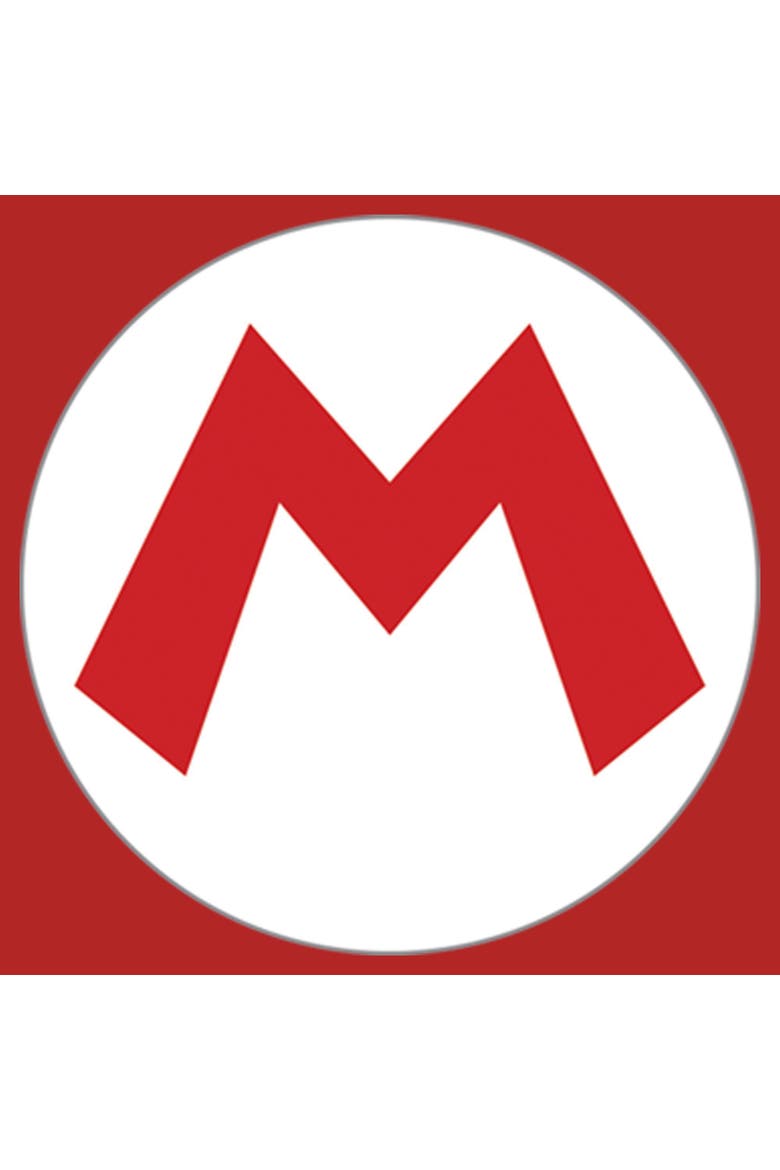 Men's Nintendo Mario Circle Icon T-Shirt, Alternate, color, Red