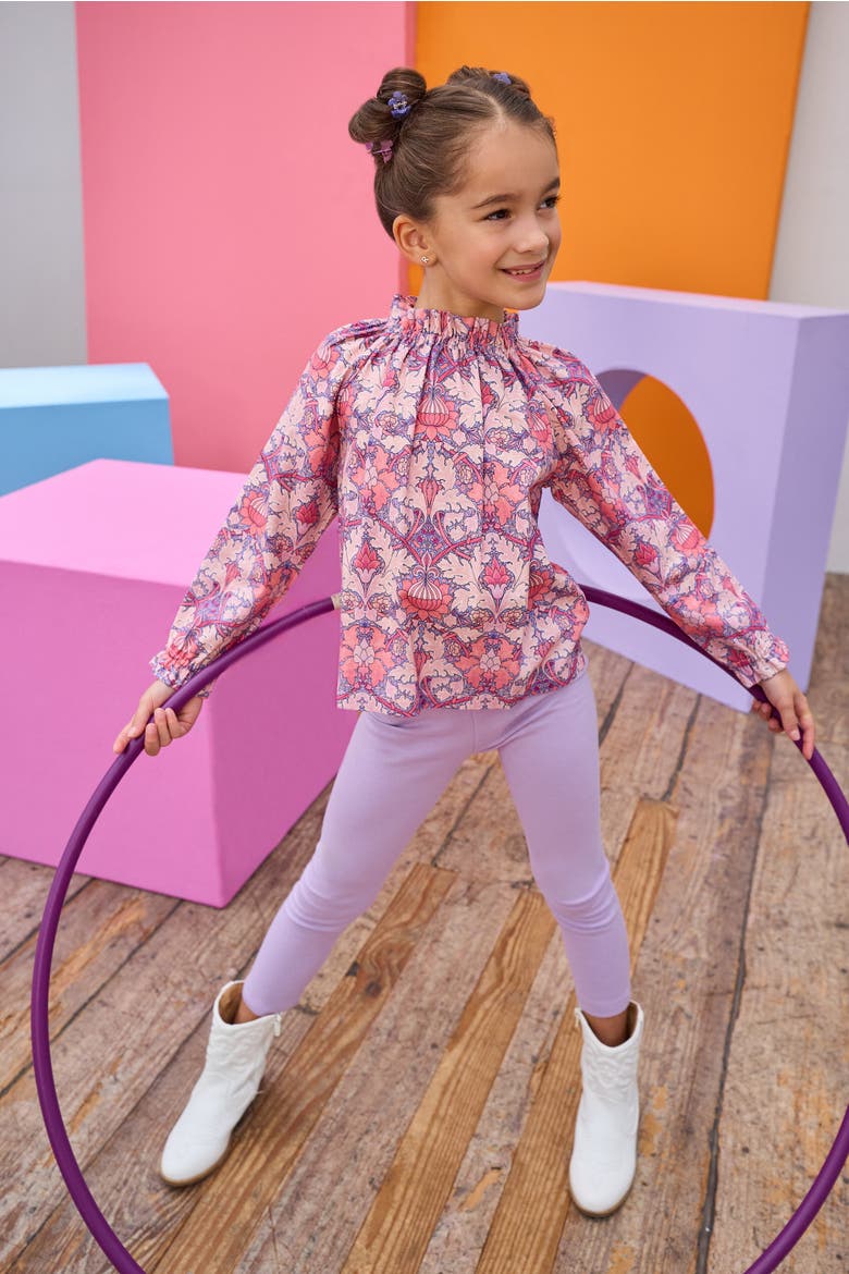 Kids' Knit Solid Legging, Alternate, color, Hot Pink