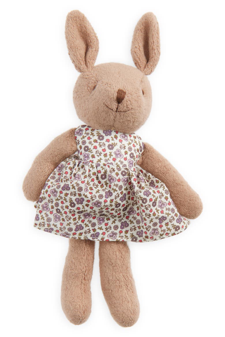 Little Cocoa Plush Bunny Stuffed Animal, Main, color, FLORAL VINTAGE DRESS