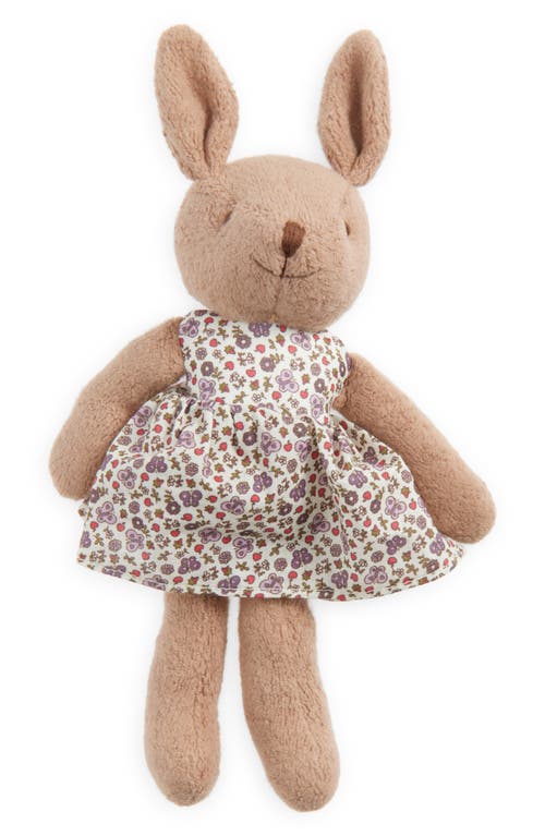 APPLE PARK Little Cocoa Plush Bunny Stuffed Animal in Floral Vintage Dress  product