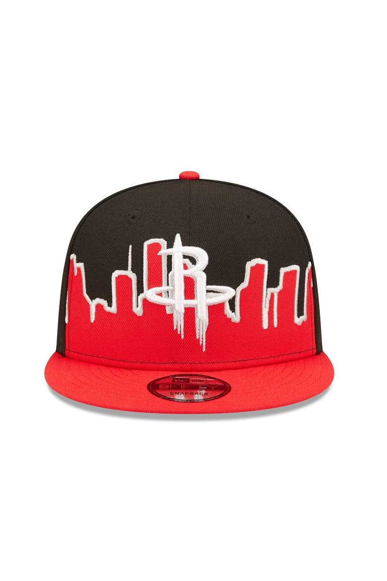 Men's New Era Red/Black Houston Rockets 2022 Tip-Off 9FIFTY Snapback Hat, Alternate, color, Red