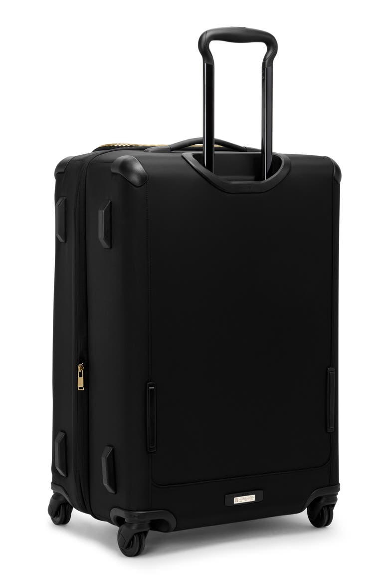 Voyageur Léger Medium Dual Access Expandable Checked Luggage, Alternate, color, BLACK/ GOLD