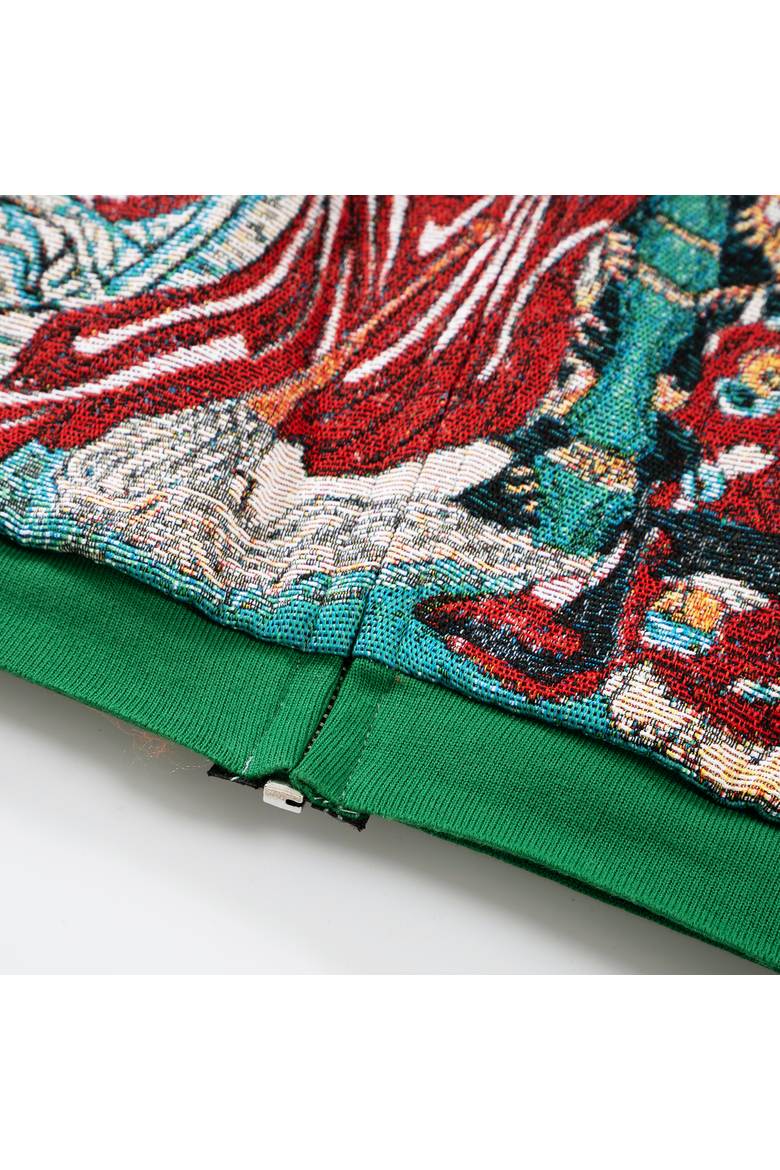 Jigoku Dayu Jacket, Alternate, color, GREEN