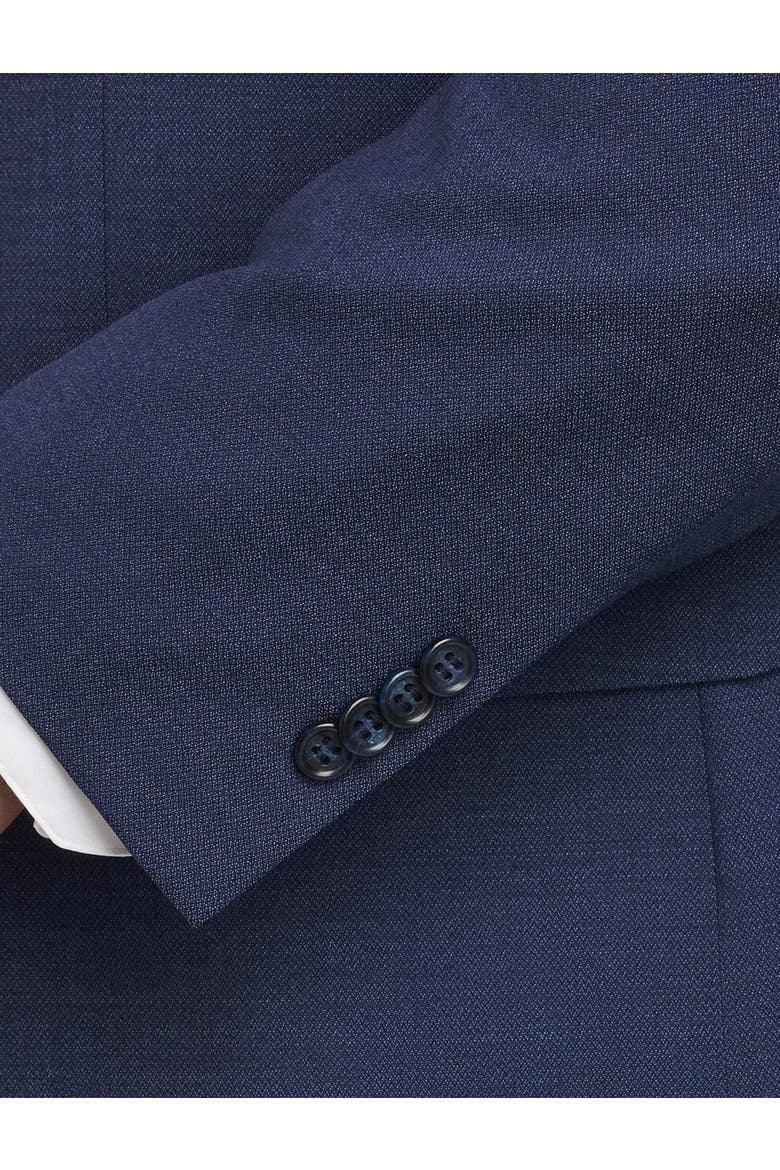 Textured Suit Jacket, Alternate, color, NAVY