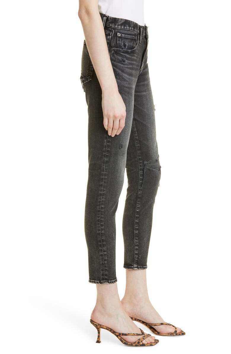 MOUSSY Lenwood Distressed Ankle Skinny Jeans, Alternate, color,