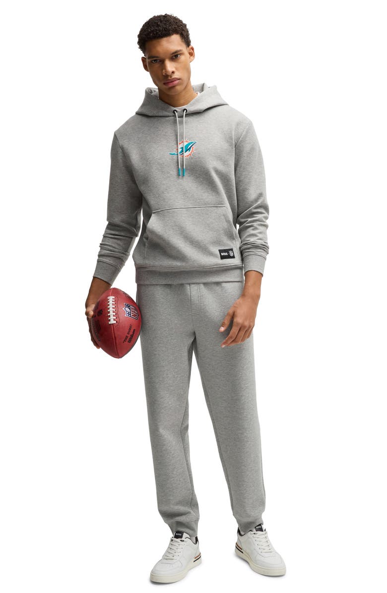 BOSS x NFL Woodson Graphic Hoodie, Alternate, color, Miami Dolphins