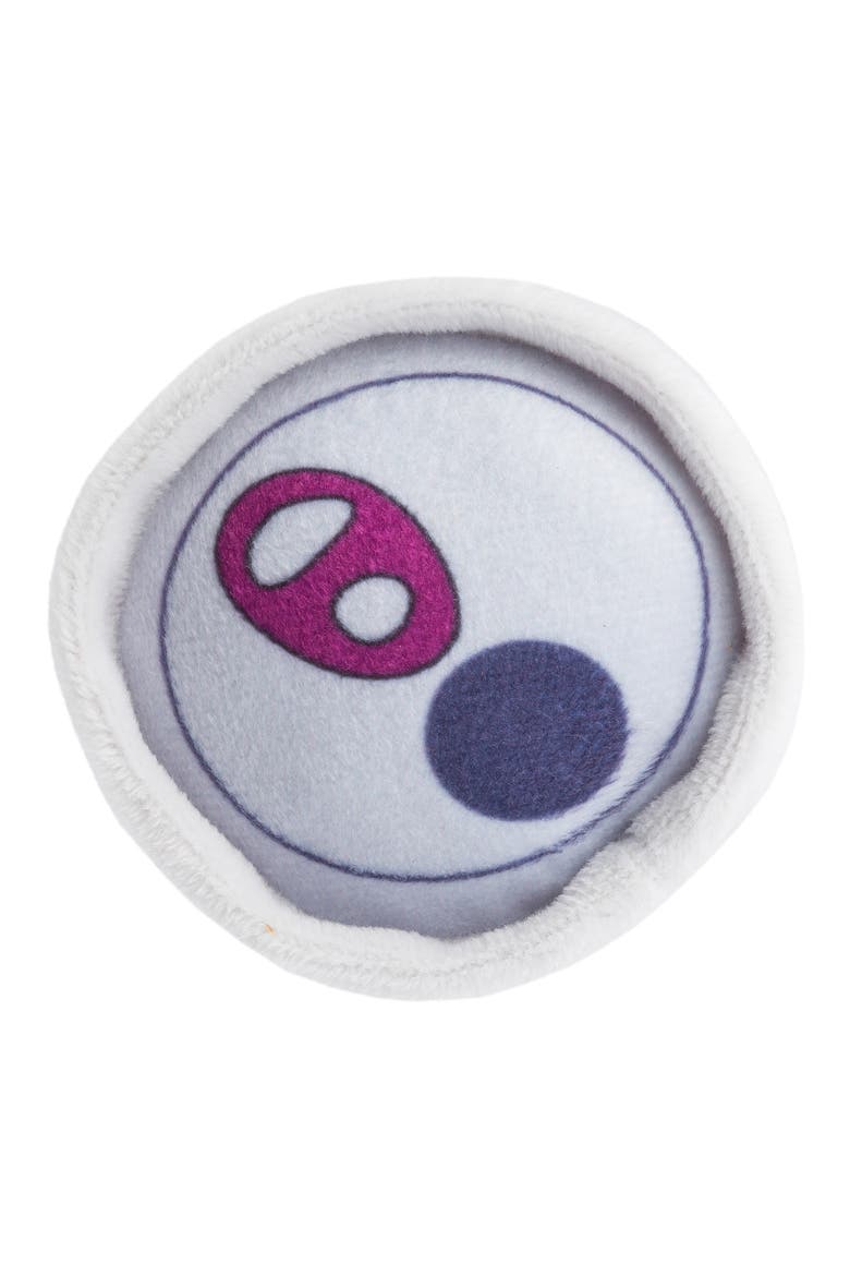 White Paw Dog Toy, Alternate, color, PURPLE MULTI