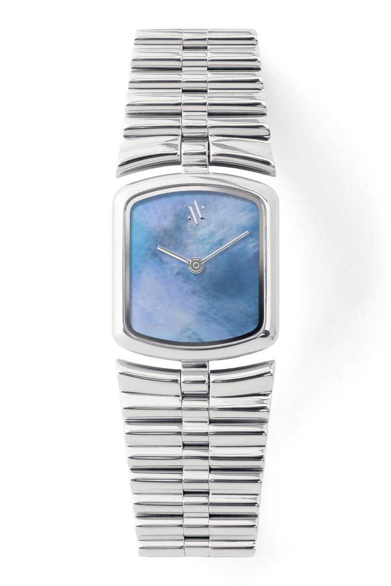 Amare Gemstone Watch, Main, color, Blue Pearl-Silver