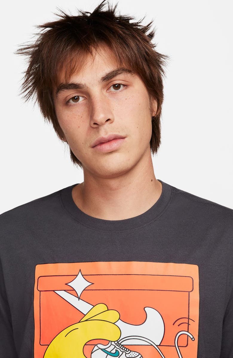 Nike Pack 4 Cotton Graphic T-Shirt, Alternate, color, 