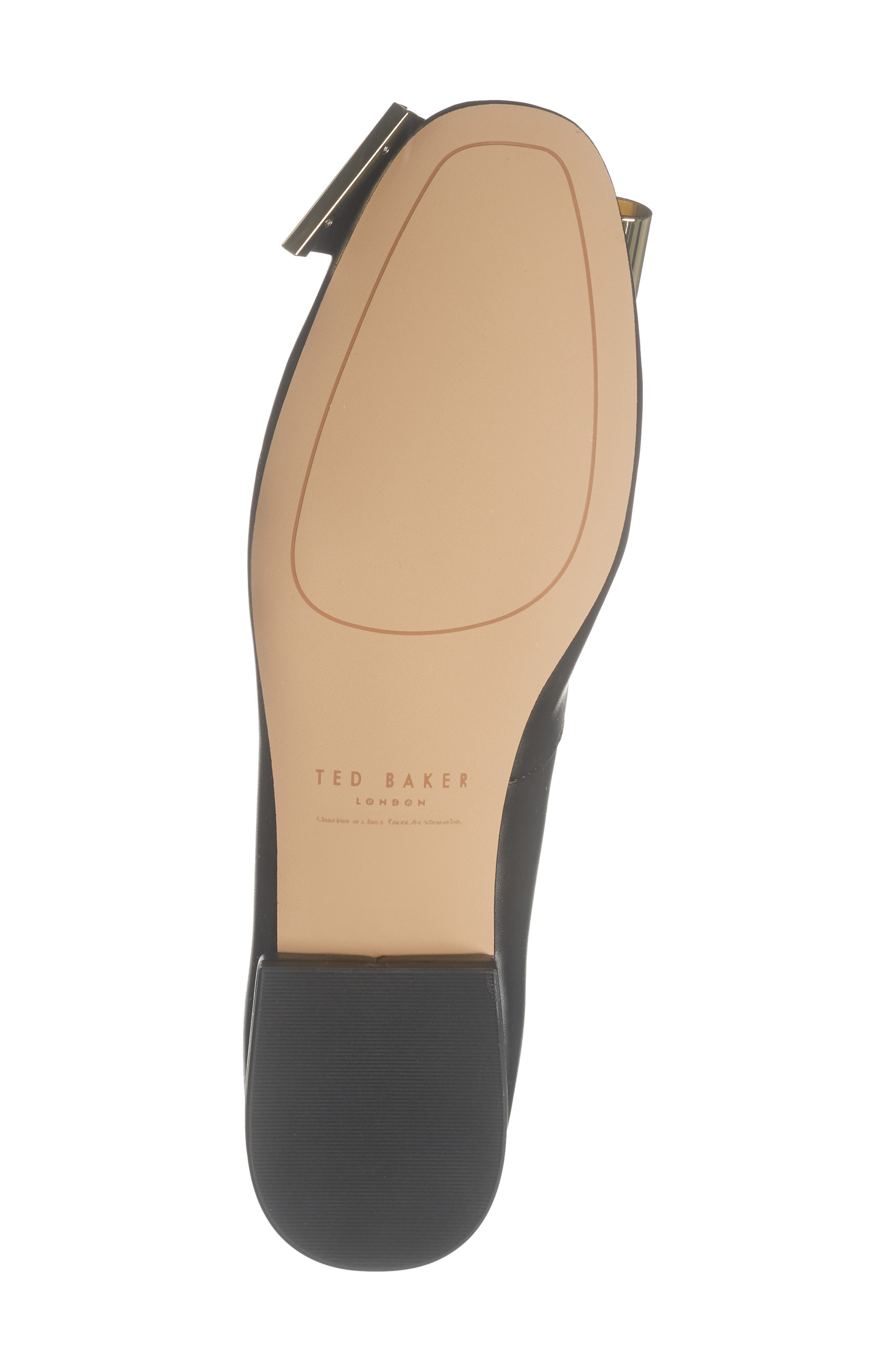 Ted Baker London Darcy Bow Flat, Alternate, color, Black