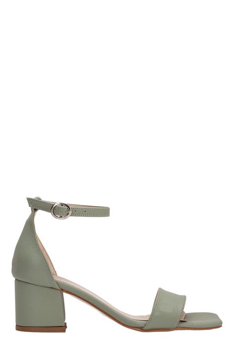 Iva Low Block Heel Sandals