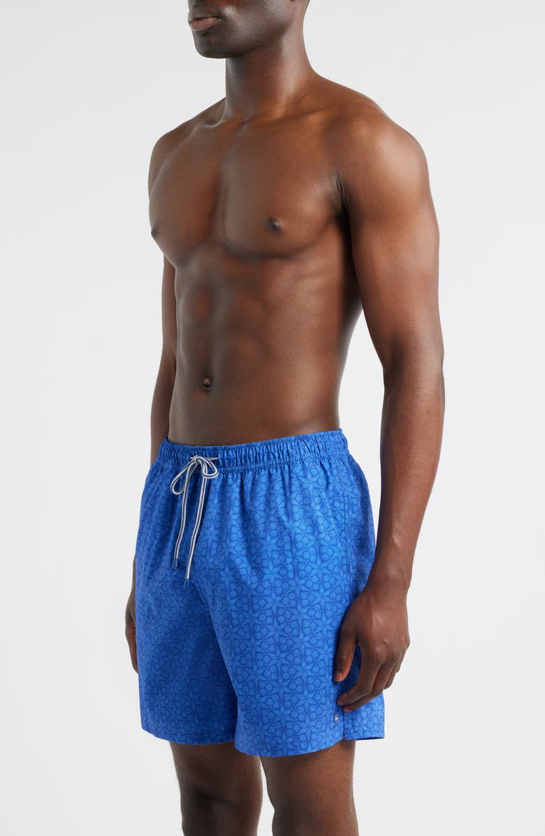 Peter Millar Turritella Crown Swim Trunks, Alternate, color, Tide