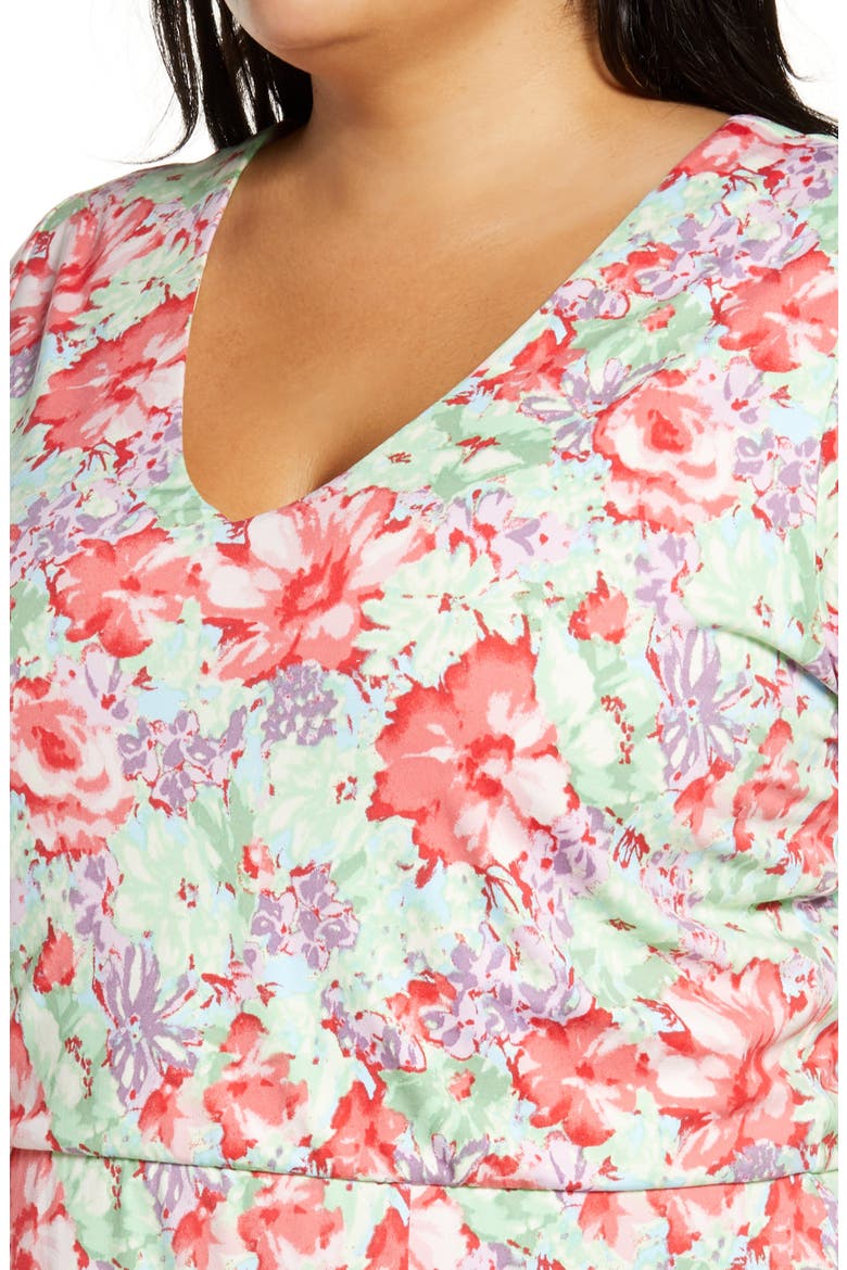 x BFF Alexa Dress, Alternate, color, CHERISE WATERCOLOR FLORAL