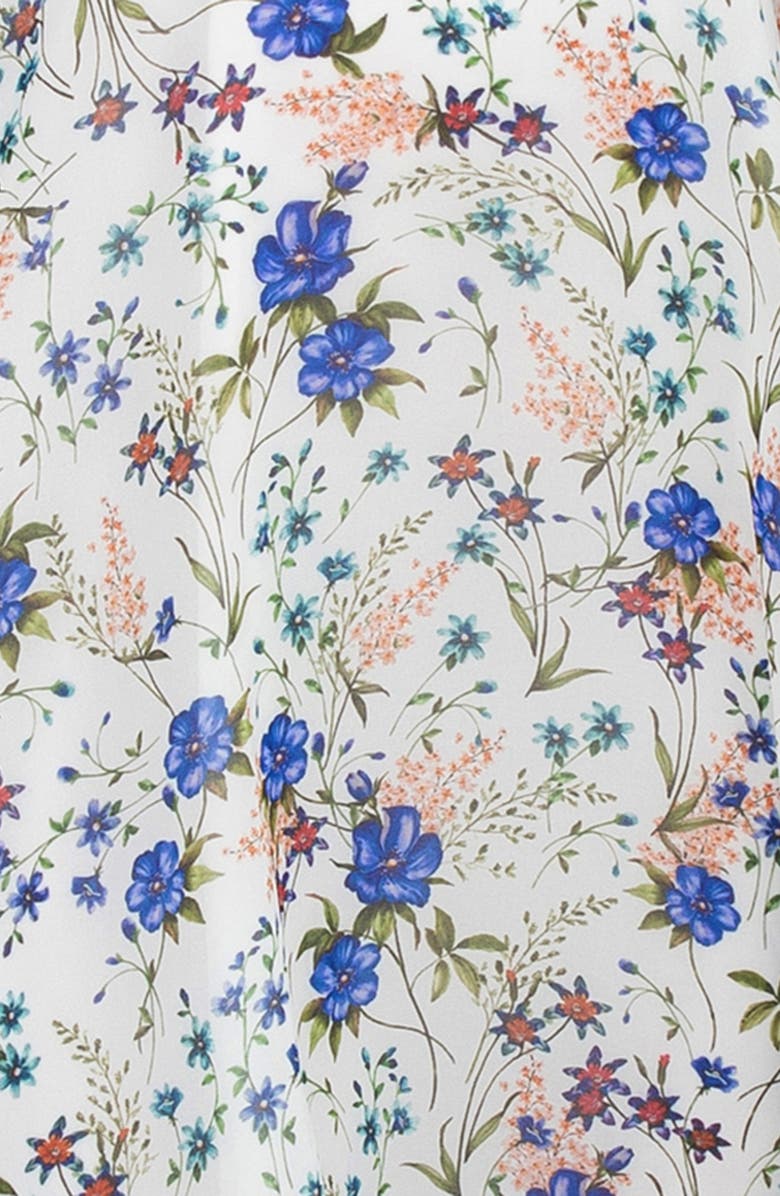 PIETRO BRUNELLI MATERNITY Tie Waist Chiffon A-Line Maternity Dress, Alternate, color, White