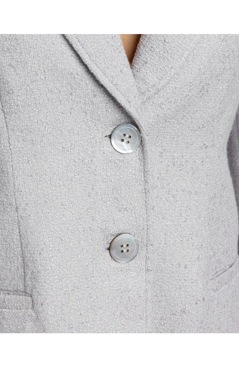 Santorelli Juno Double Button Boucle Jacket, Alternate, color, Ash