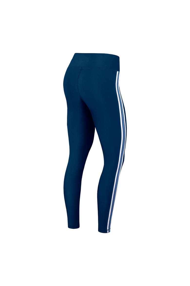 Women's WEAR by Erin Andrews Navy Tennessee Titans Color Block Leggings, Alternate, color, Navy