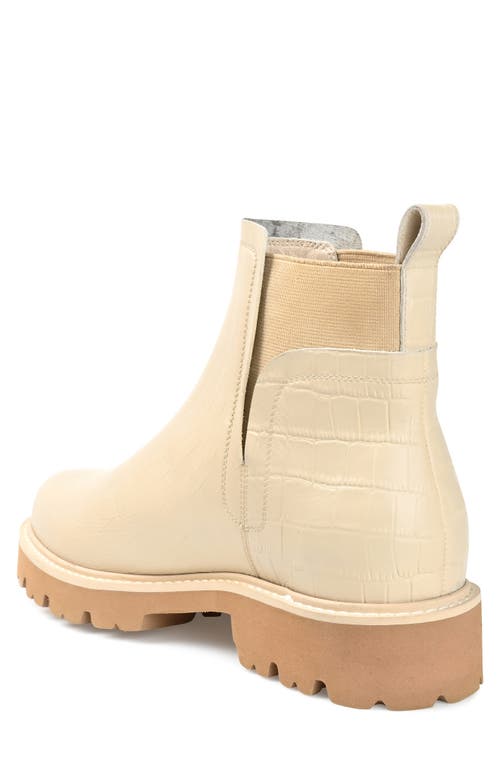 Journee Collection Journee Signature Bristol Chelsea Boot In Beige