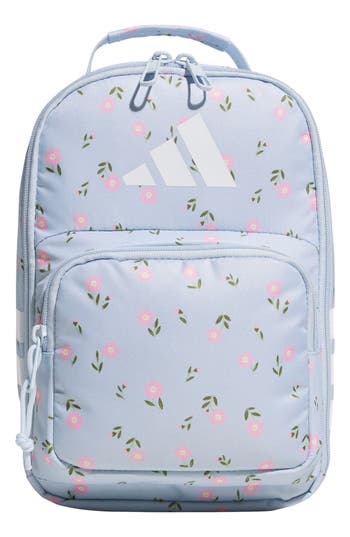 adidas Kids' Santiago 4 Lunch Bag in Ditsy Floral Crystal Sky at Nordstrom Rack