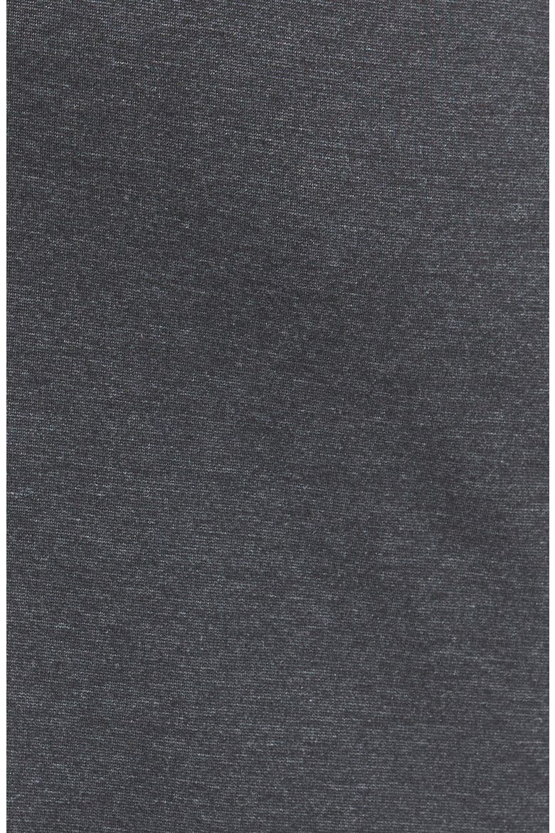Lace Hem Stretch Ponte Pencil Skirt, Alternate, color, DARK HEATHER GREY