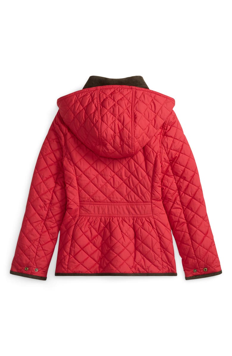 Polo Ralph Lauren Kids' Quilted Barn Jacket, Alternate, color, Ralph Red